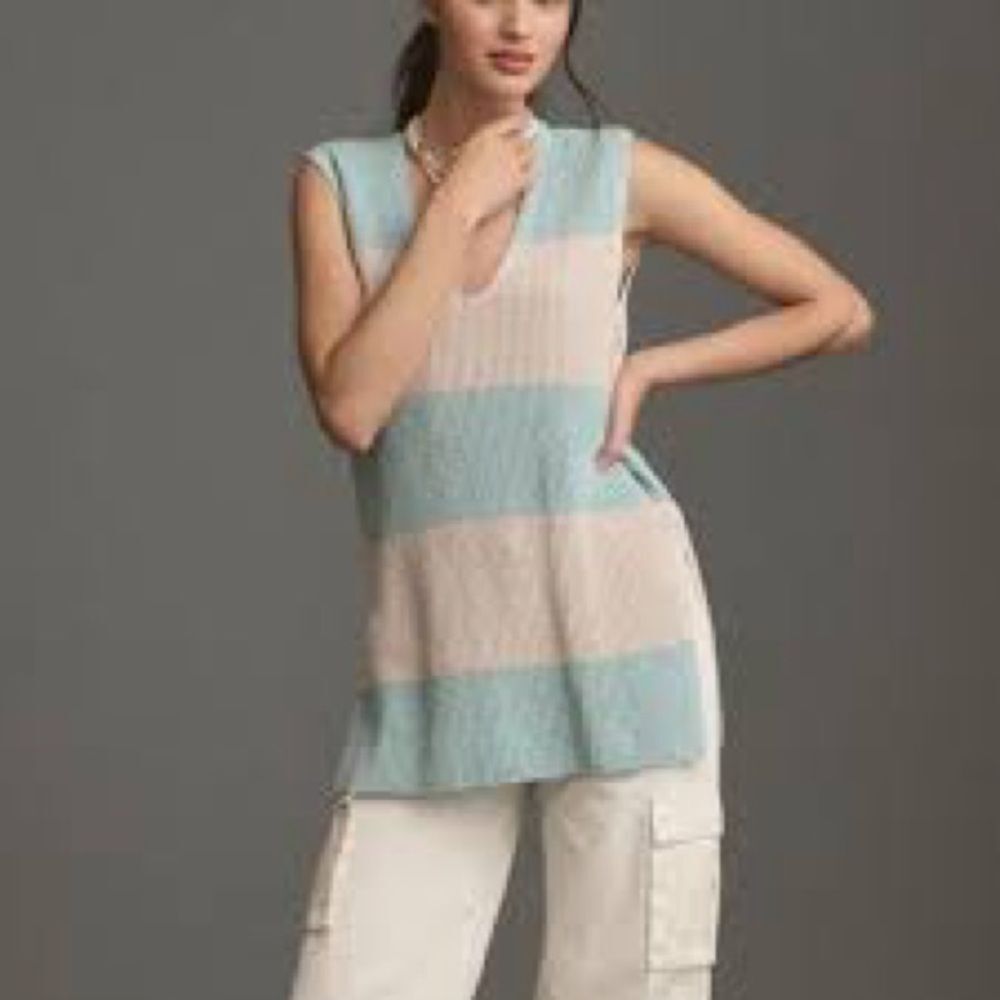 Anthropologie Pilcro Longline Sweater Vest